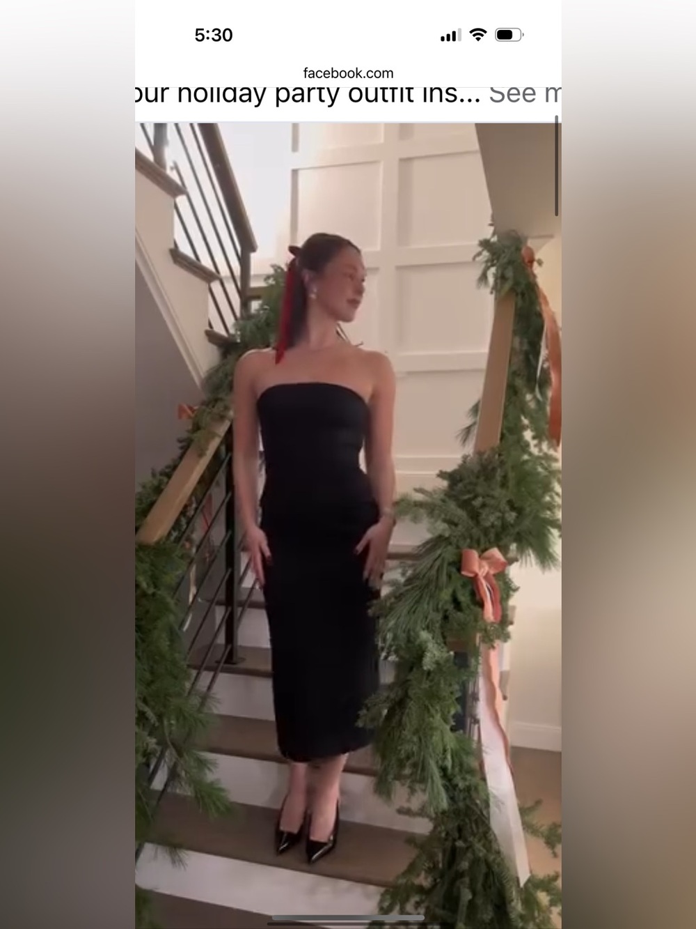 Strapless Black Midi Dress - Elegant Evening Wear